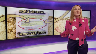 Sam Bee Returns With A Blistering, Gleeful Take on Donald Trump Russia, 'Golden Showers' Allegations